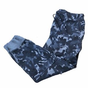 Nike Grey Black Camo Lounge Jogger Pants Size XL
